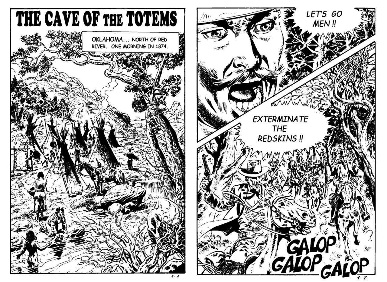 Storie Blu Special 1 - The Cave of the Totems page 1 full