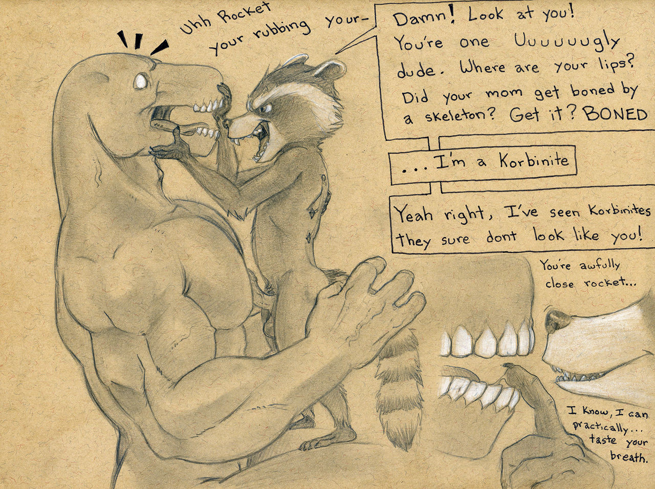 Rocket Racoon X Beta Ray Bill page 3 full
