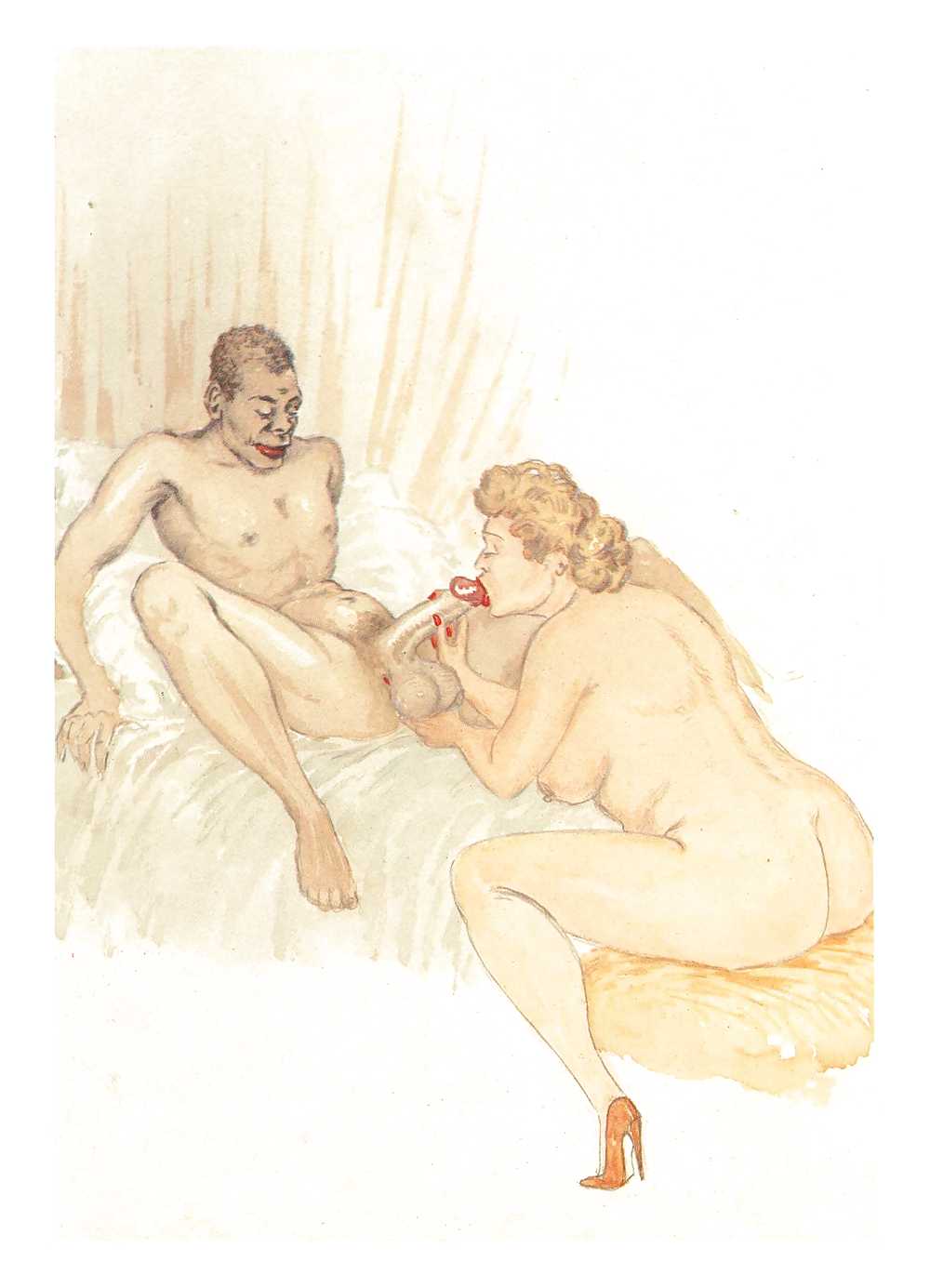 Erotic Vintage drawing page 7 full