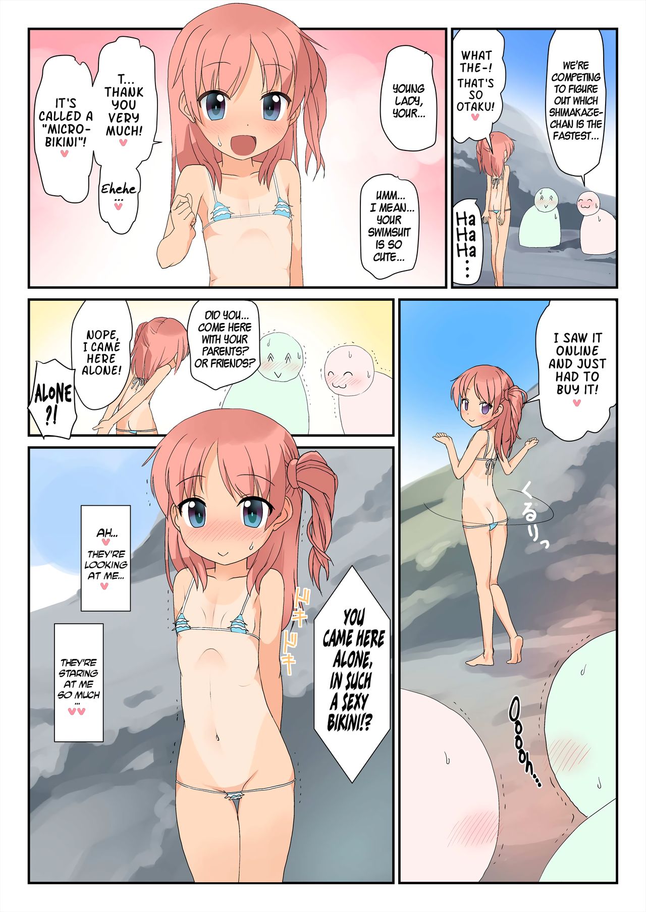 Micro Bikini de Umi ni Ittara Ojisan-tachi ni Rape  Shite Moraechatta Onnanoko no Hon page 8 full