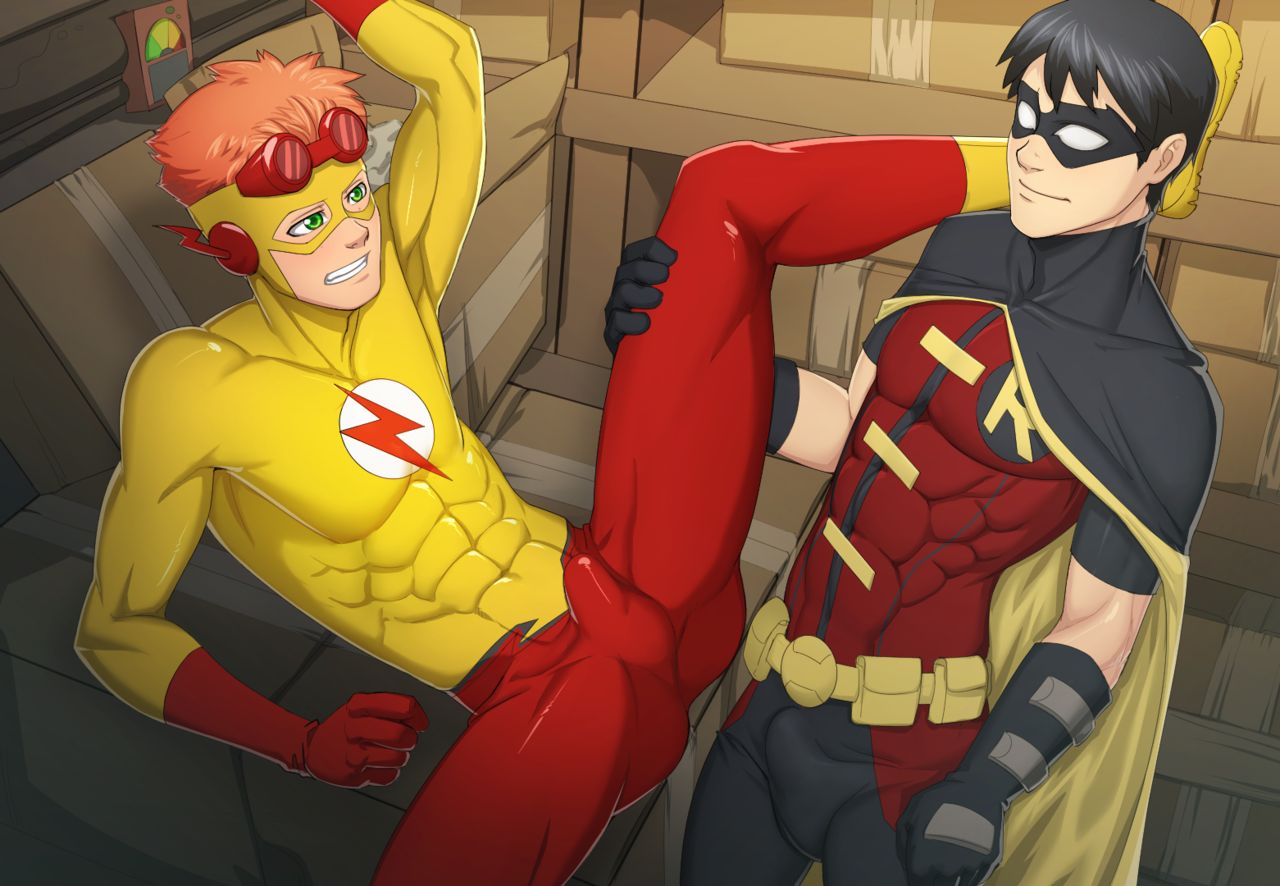 Kid flash x Robin #1&amp;2 page 1 full