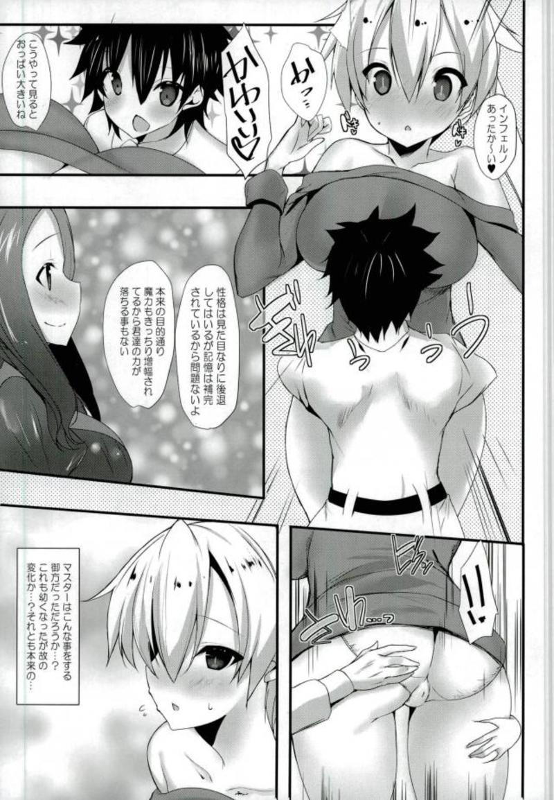 PuniPuni SERVANT Shounen Master ga Inferno-san o Suki Houdai ni Suru Hi page 4 full
