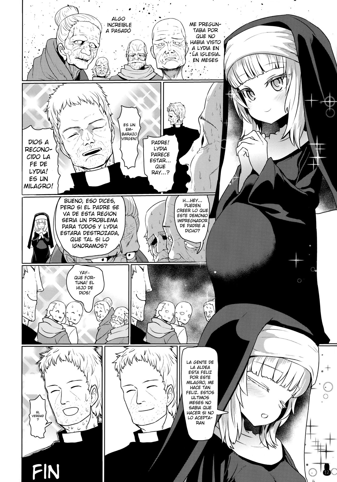 Sister-san Suiminkan Shochouzen Haramase | Embarazando una monja ovulando por violacion mientras duerme page 8 full