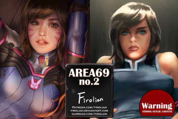 Area69 no.2 - D.Va, Korra cover