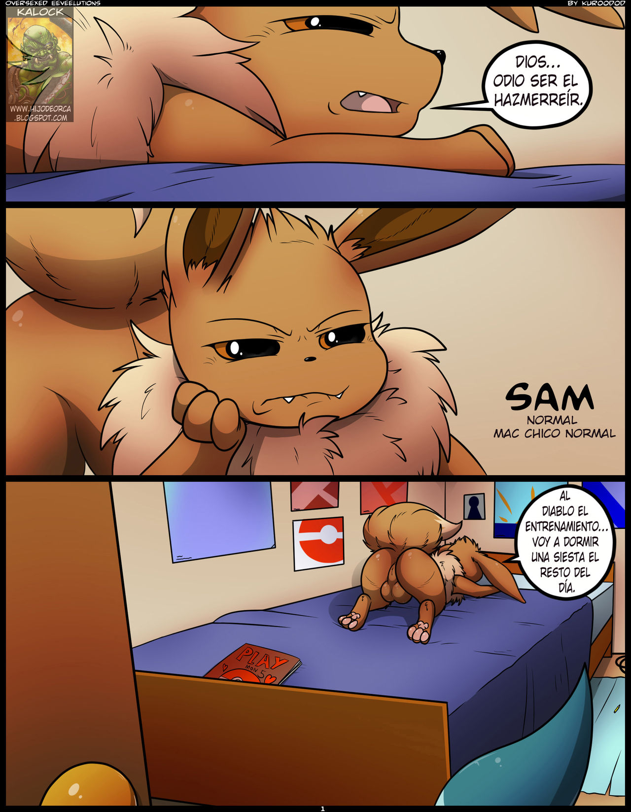 Oversexed Eeveelutions Vol. 1 page 1 full