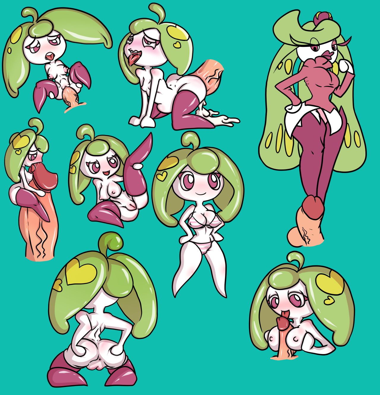 Tsareena Evolution Line page 3 full