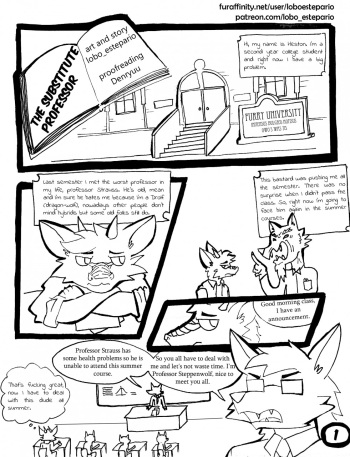 The Substitute Professor cover