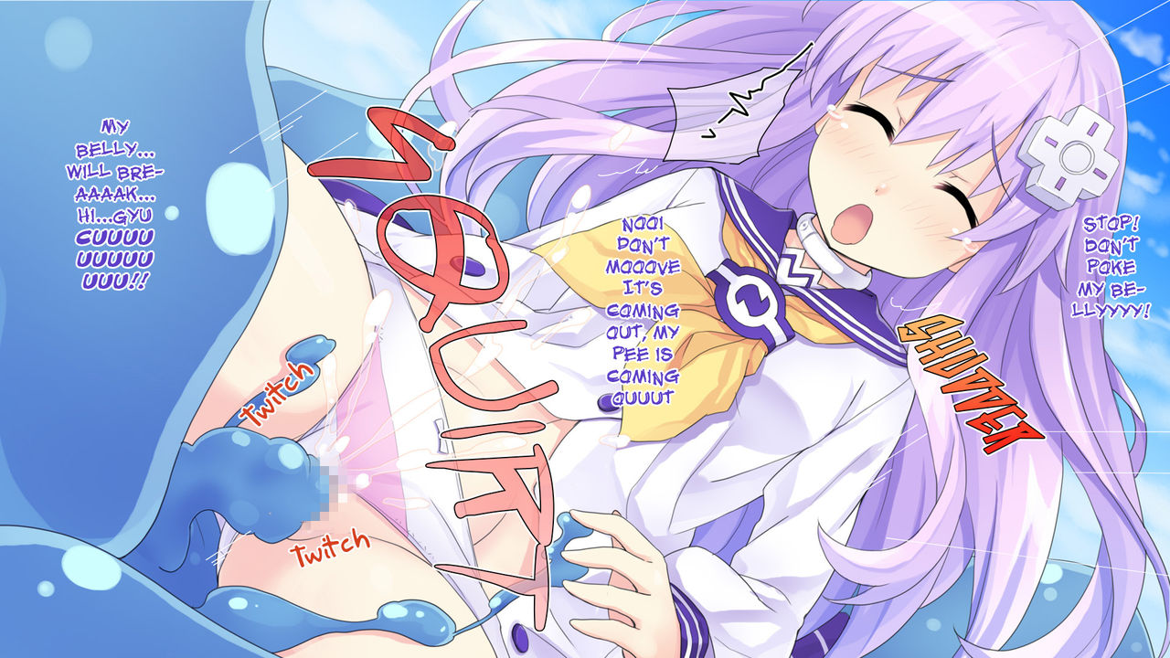 Choujigen Game Neptune HCG Shuu ～Taihen'! Oneechan Slime ga Tairyou Hassei Shite Ru yo... Sore wa Slinu deshoo Te'!? Wa' Honto ni Slime da!? Chotto Waaaaaa～ page 10 full