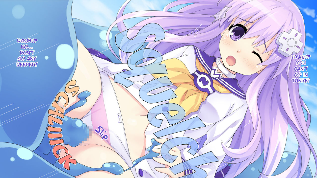 Choujigen Game Neptune HCG Shuu ～Taihen'! Oneechan Slime ga Tairyou Hassei Shite Ru yo... Sore wa Slinu deshoo Te'!? Wa' Honto ni Slime da!? Chotto Waaaaaa～ page 9 full