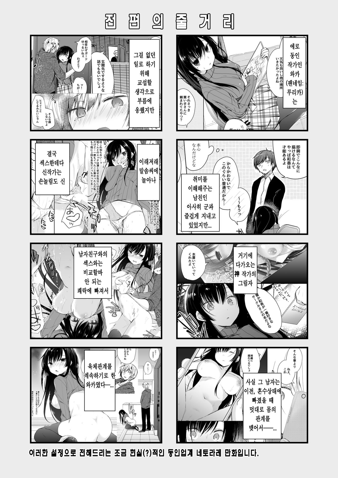 Ero Doujin Sakka no Boku no Kanojo wa Uwaki nante Shinai. 2 - She will never let me down. | 에로 동인작가인 내 여자친구는 바람 따위 피지 않아 2 page 4 full