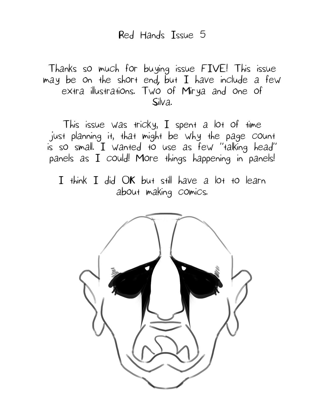 Red Hands Issue 5 page 2 full