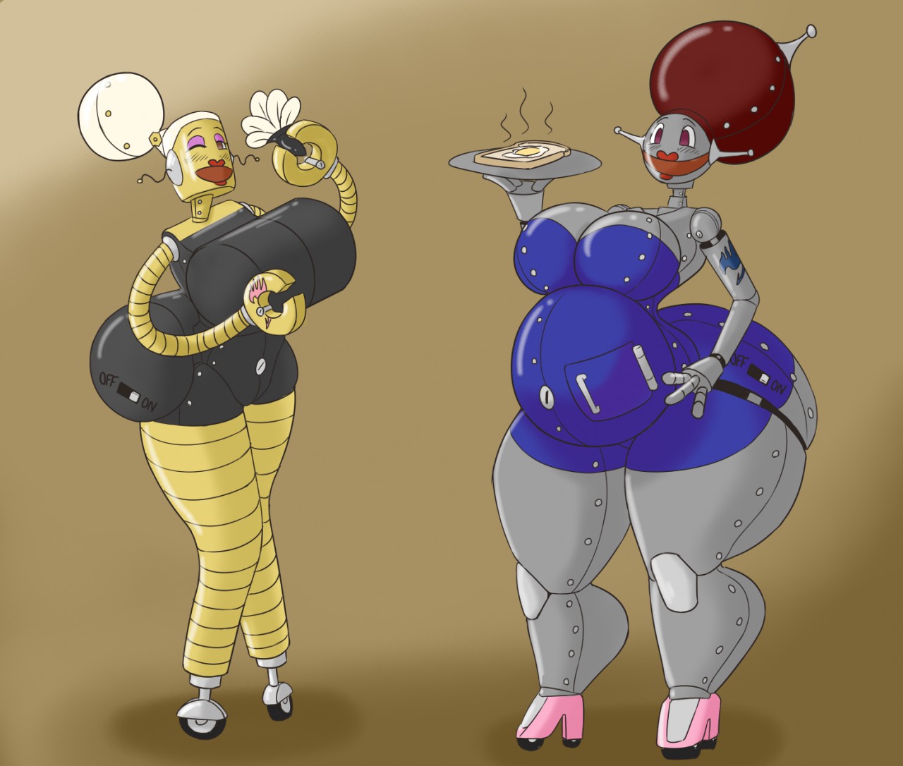 Fairy Tail Housewife Robots Transformation Comic by Thetransformtentacle and Intra_ag page 2 full