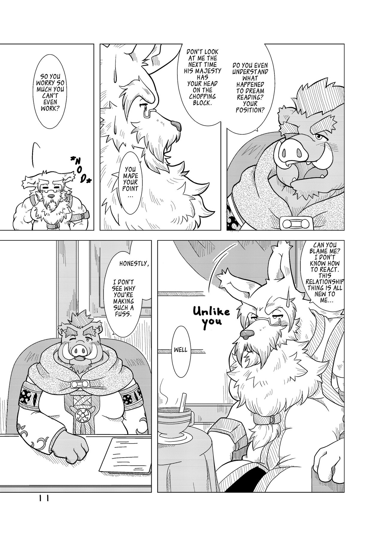 Hoshiyomi no Inu Tsukihami no Kuma 4 | The dog &amp; the bear: The poet of the stars &amp; the partaker of the moon 4 page 10 full