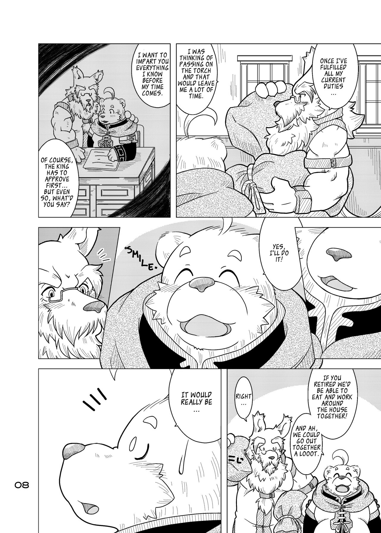 Hoshiyomi no Inu Tsukihami no Kuma 4 | The dog &amp; the bear: The poet of the stars &amp; the partaker of the moon 4 page 7 full