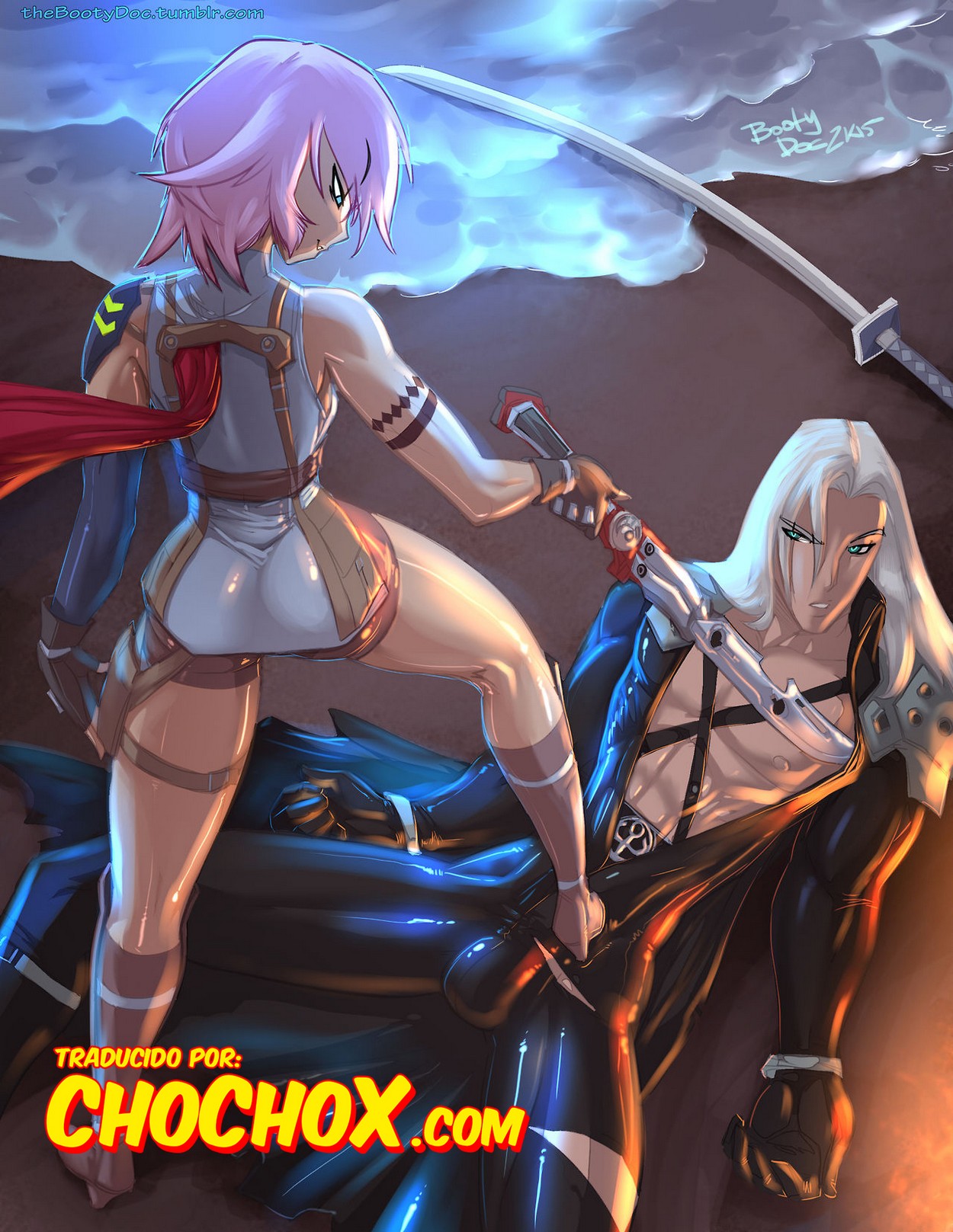 Lightning vs Sephiroth page 1 full
