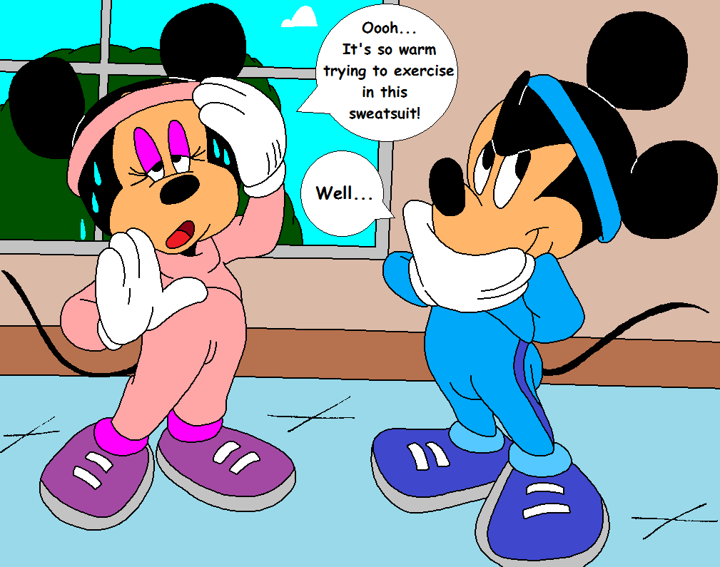 Mickey &amp; Minnie - Gym Practice page 3 full
