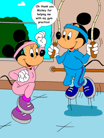Mickey &amp; Minnie - Gym Practice cover