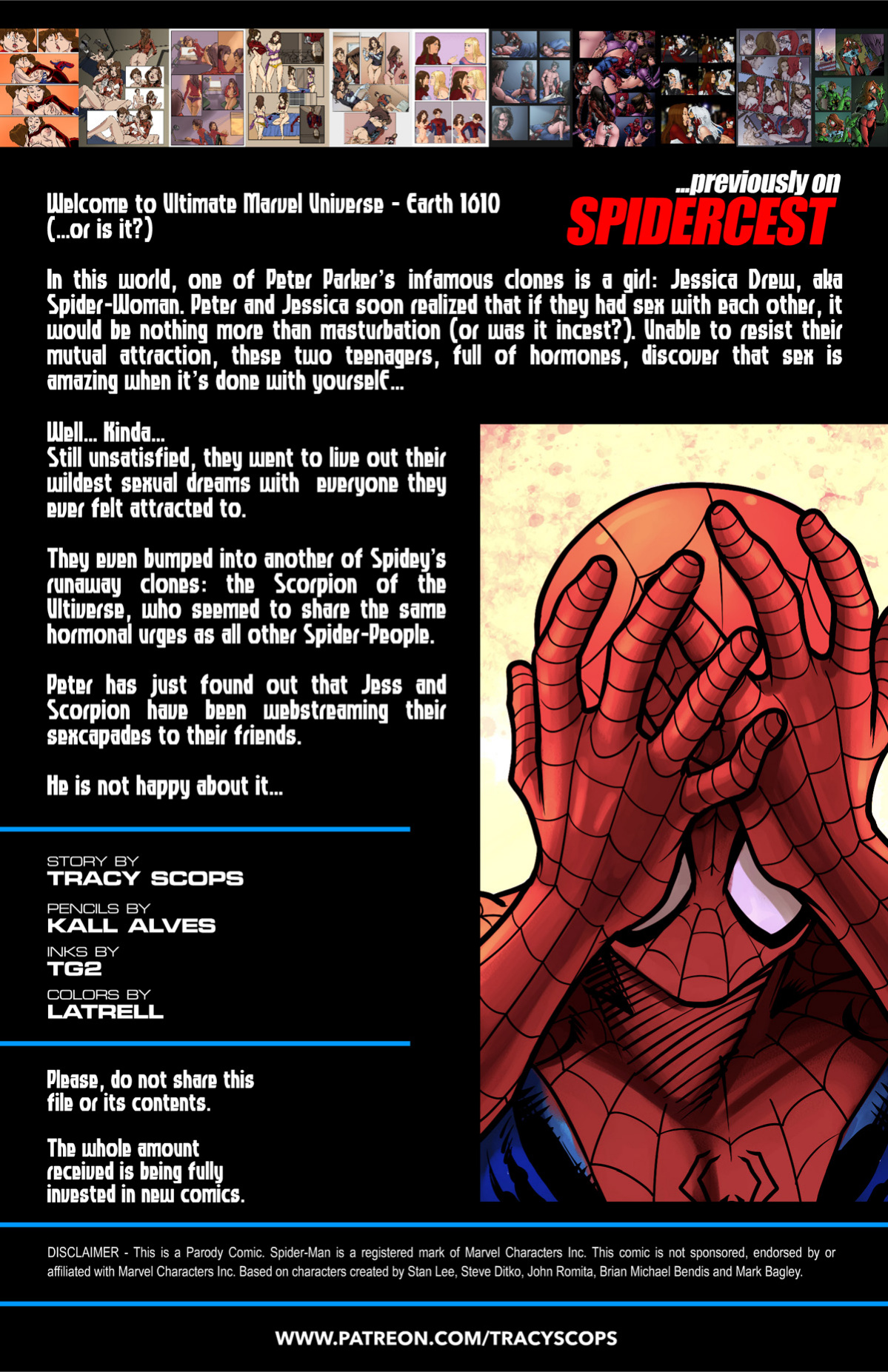 Ultimate Spider-Man XXX 12 - Spidercest - An itsy bitsy spider climbs up page 2 full