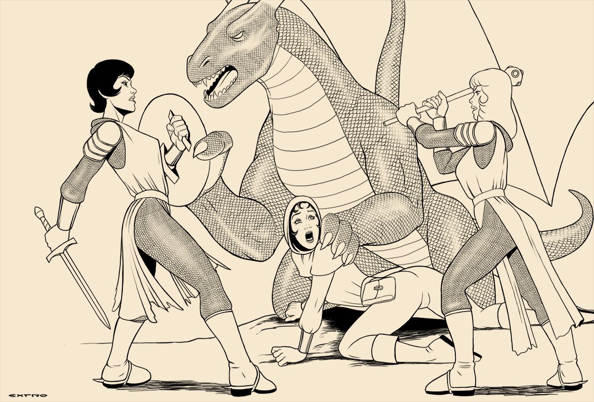 Dragon &amp; Girls page 6 full