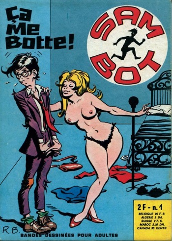 Comic Cover Art - Sam Bot cover