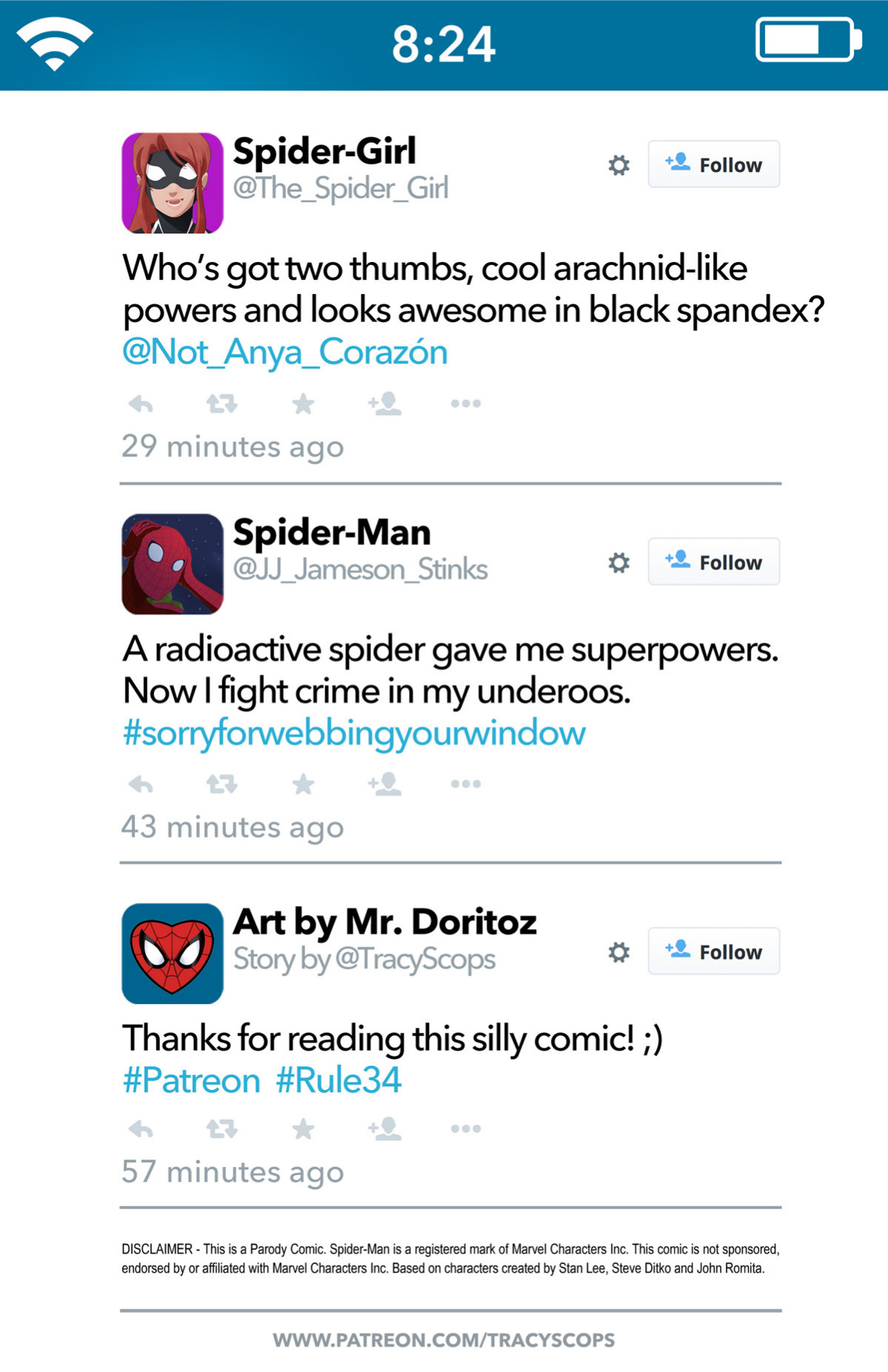 #SpiderFappening page 2 full