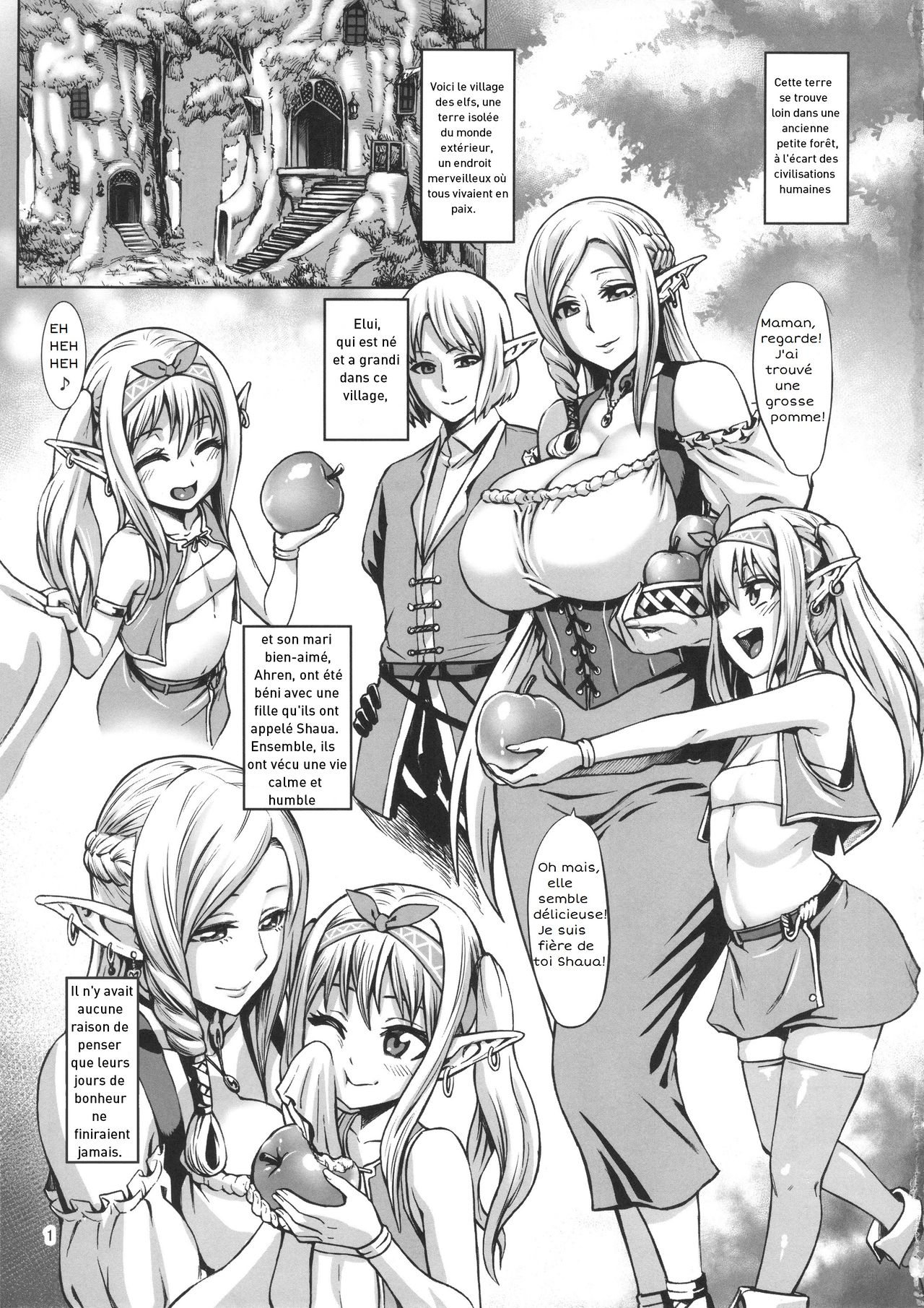 Houjou no Reizoku Elf | Fertile Slave Elves 1 page 2 full