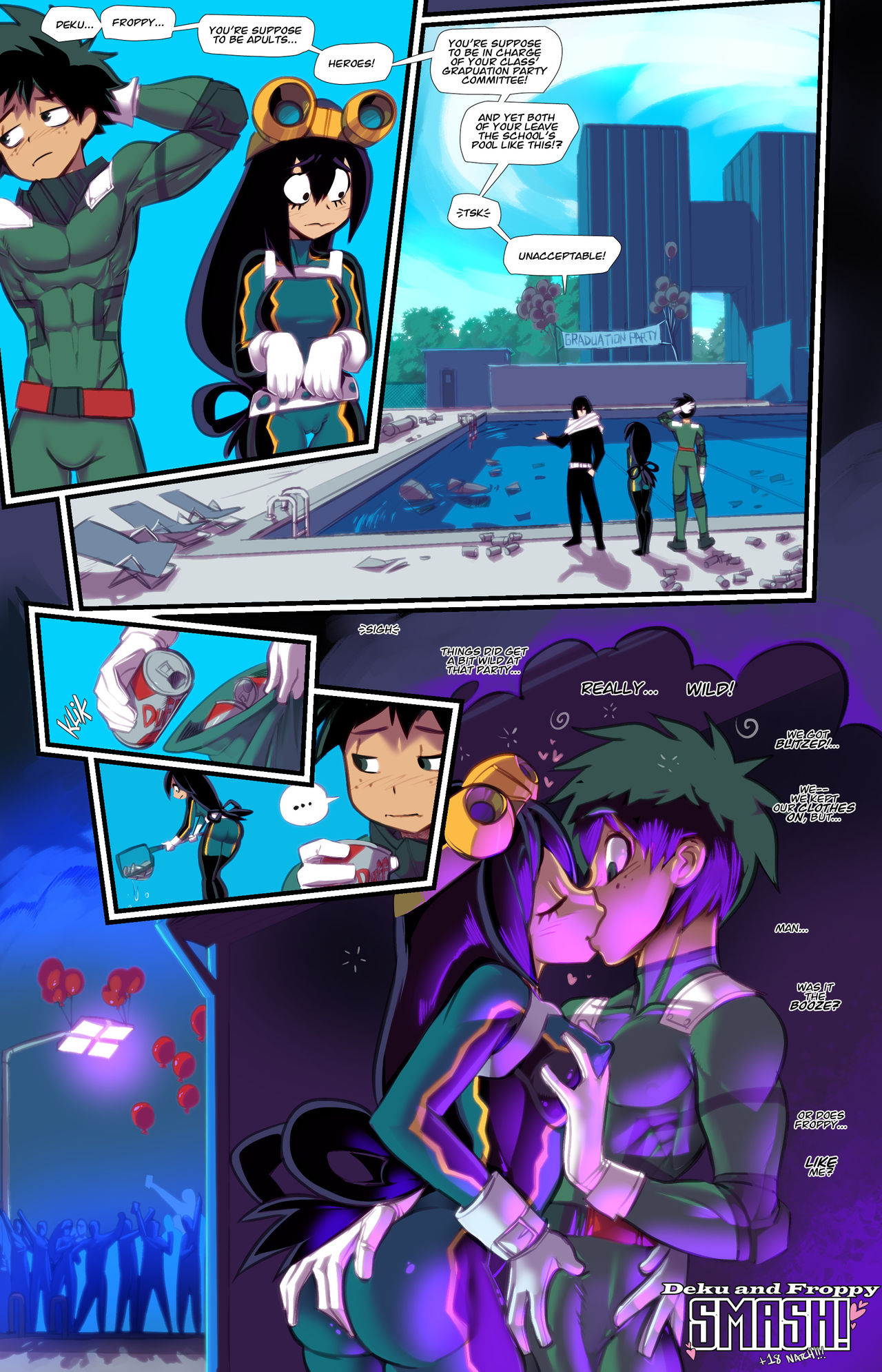 Deku and Froppy SMASH! page 1 full