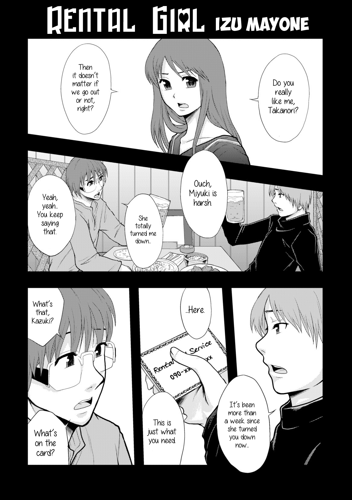 Rental Kanojo | Rental Girl   =7BA= page 1 full
