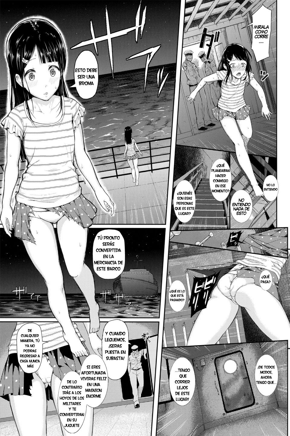 Mesufune ~Shoujo wa Fune de Mesu ni Naru~ | El Buque de la Violación page 8 full