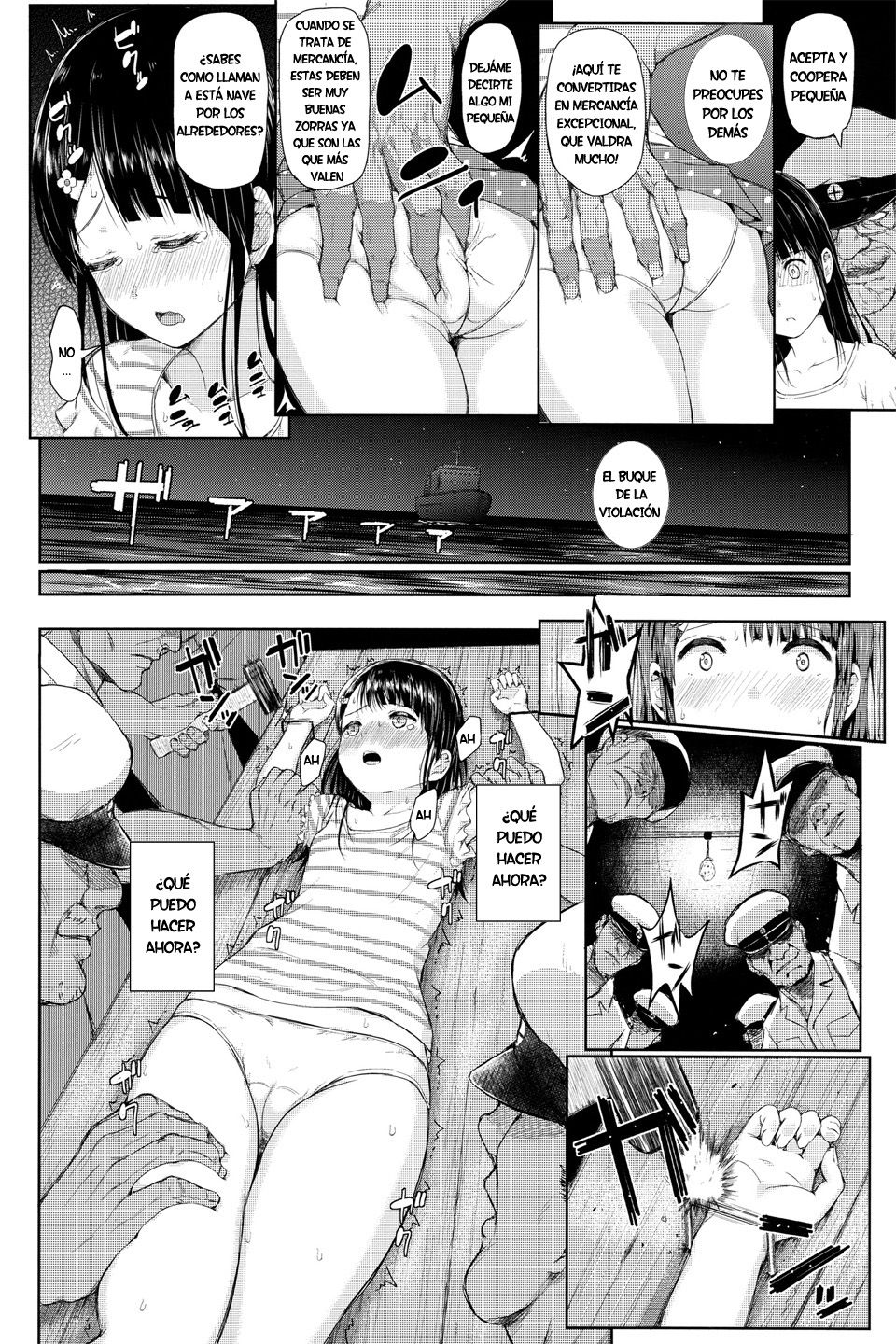 Mesufune ~Shoujo wa Fune de Mesu ni Naru~ | El Buque de la Violación page 9 full
