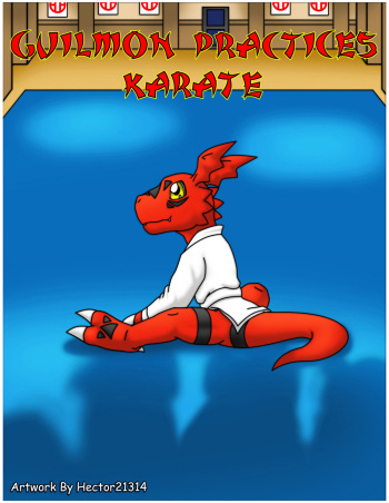 Guilmon Practices Karate cover