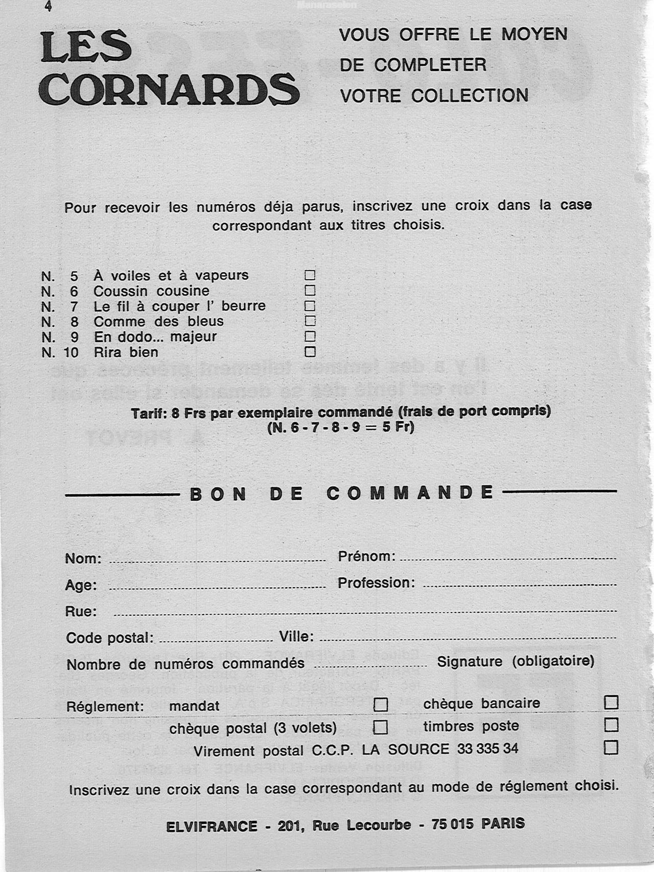 Elvifrance - Les cornards - 011 - Colo-fesse page 4 full