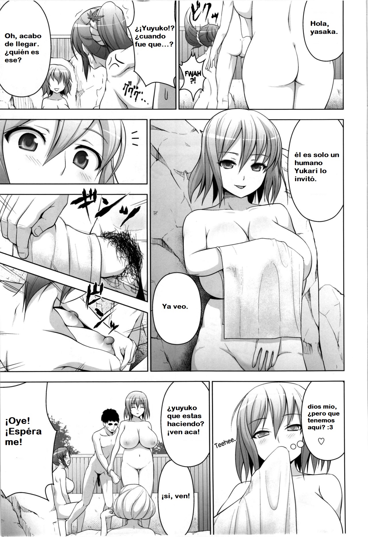 Onsen de Boin-Boin Aneki-tachi ni Bokki o Misetsukeru Hon page 9 full