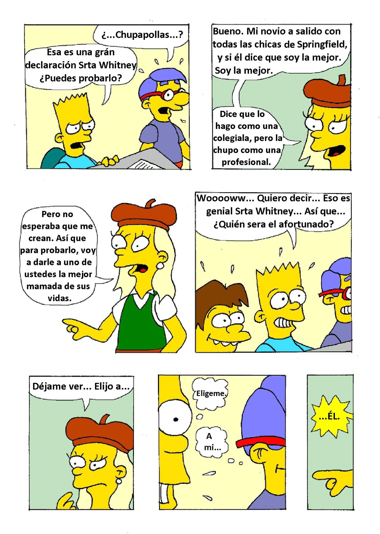 Comic xxx de "Los Simpsons" - La mas puta de Springfield page 10 full