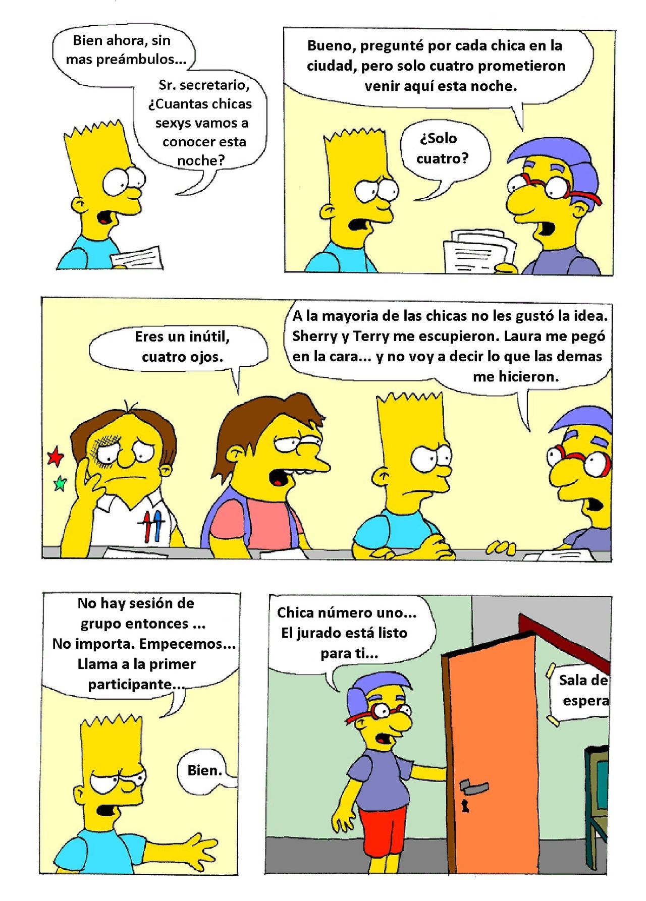 Comic xxx de "Los Simpsons" - La mas puta de Springfield page 2 full