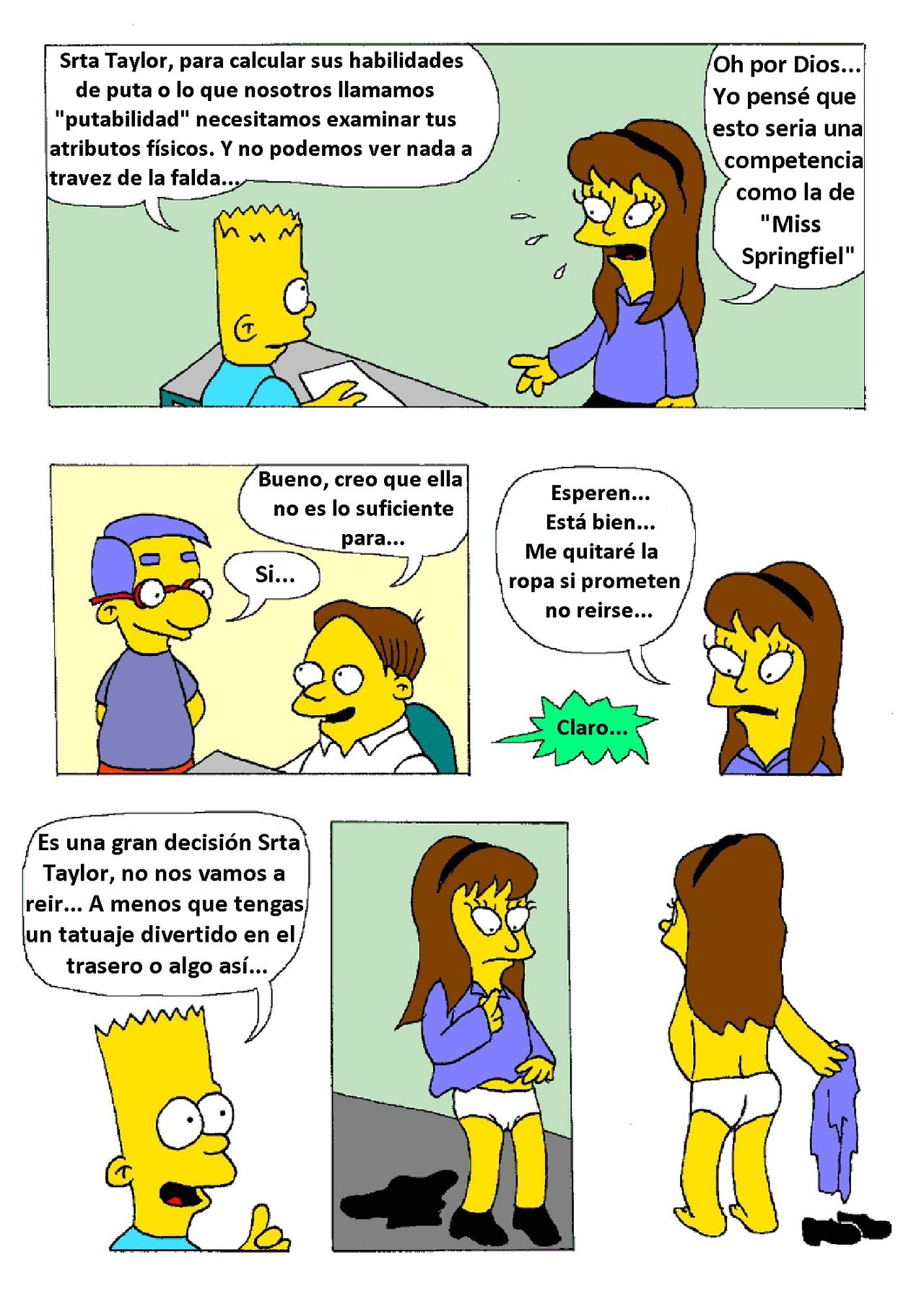 Comic xxx de "Los Simpsons" - La mas puta de Springfield page 4 full