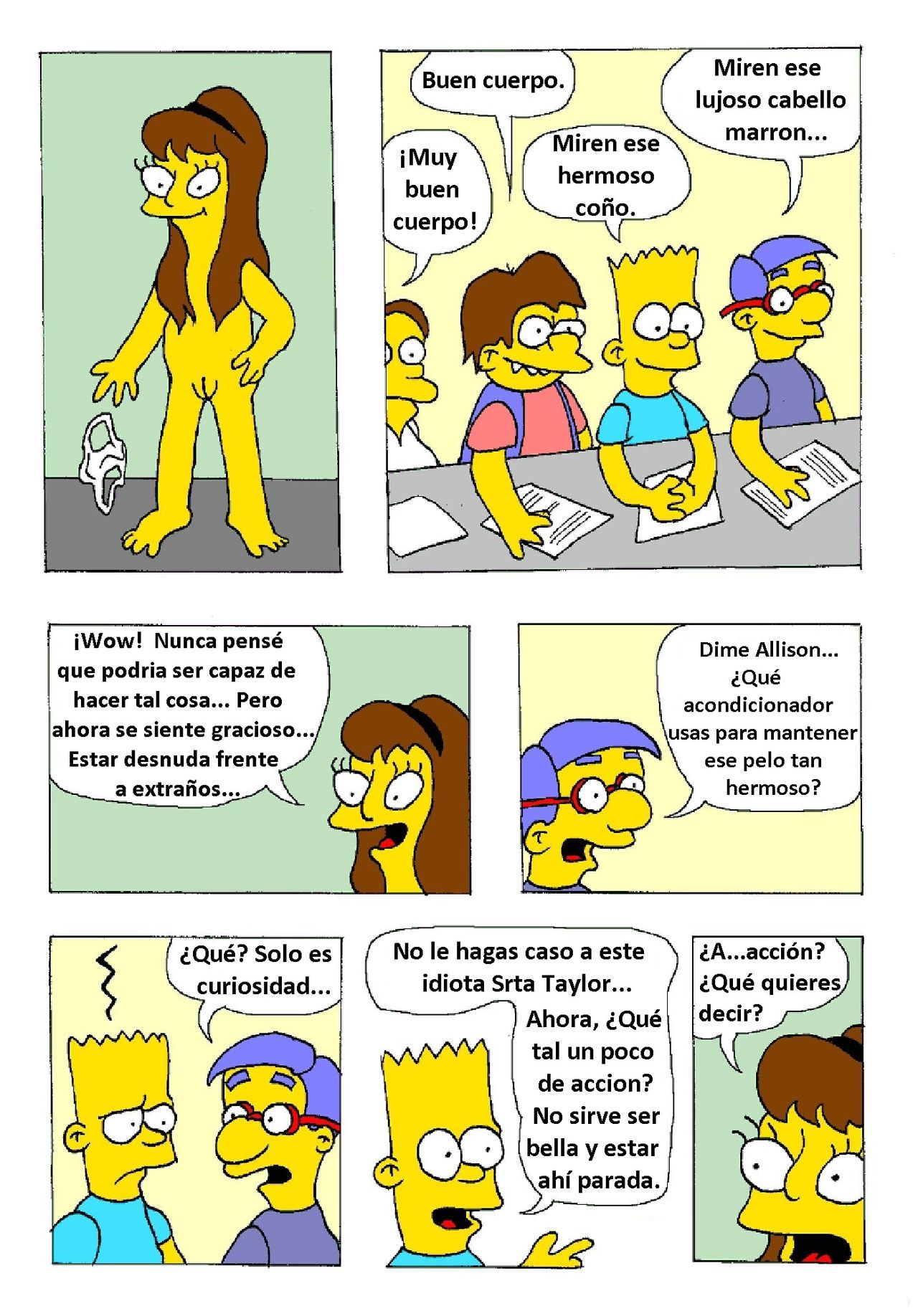Comic xxx de "Los Simpsons" - La mas puta de Springfield page 5 full