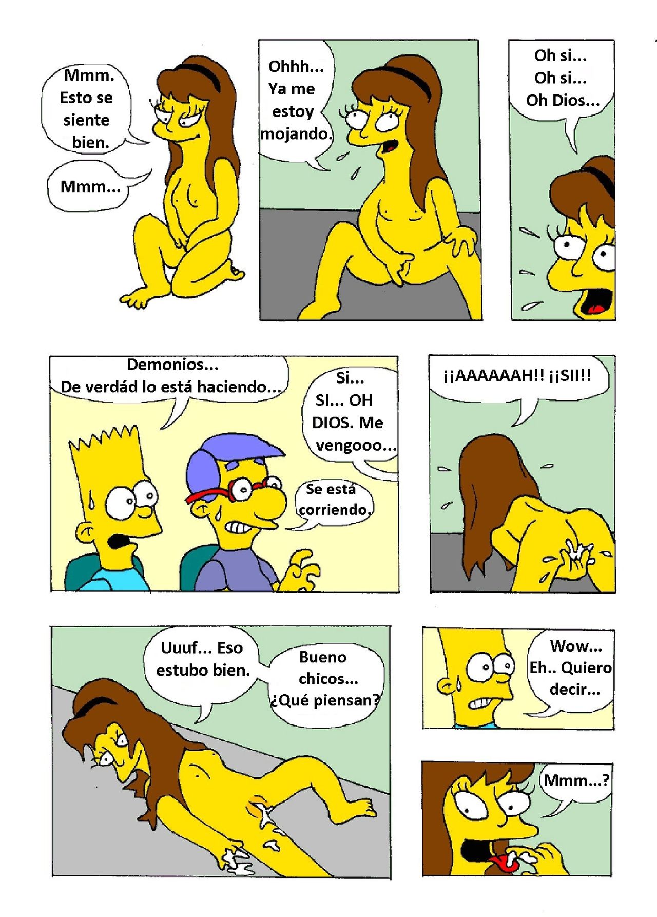Comic xxx de "Los Simpsons" - La mas puta de Springfield page 7 full