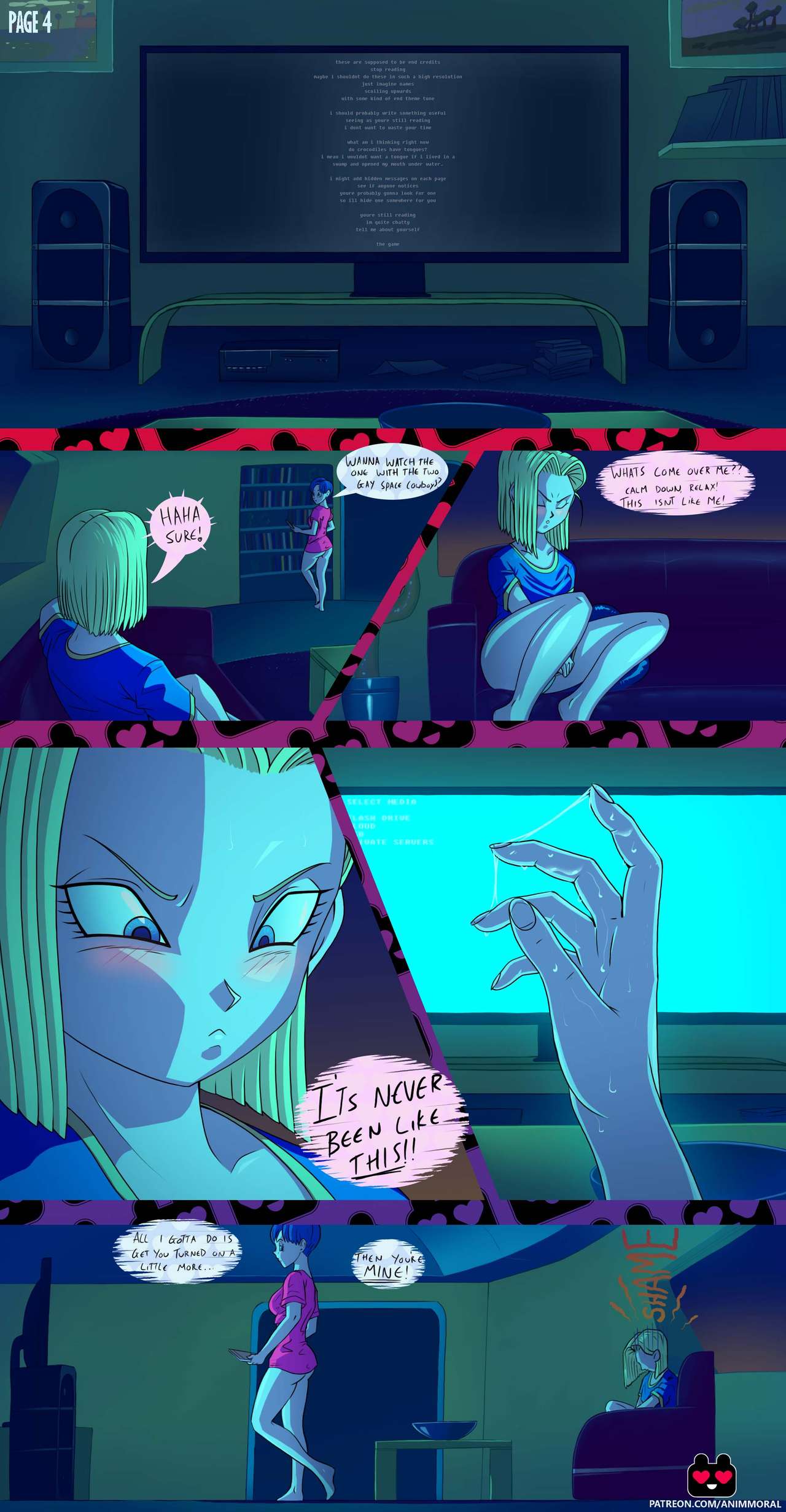 Android 18 + Bulma page 4 full