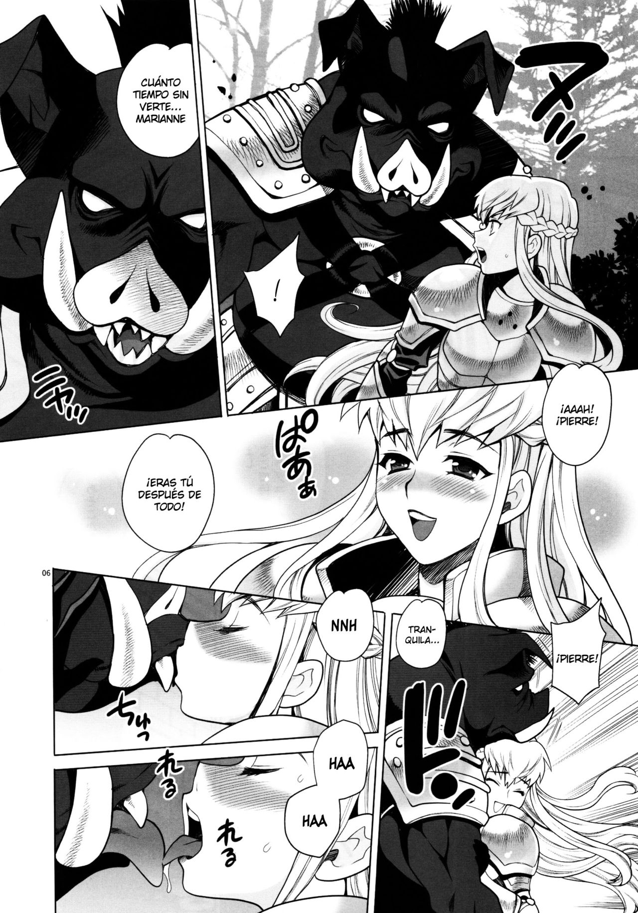Yukiyanagi no Hon 37 Buta to Onnakishi - Lady knight in love with Orc page 5 full