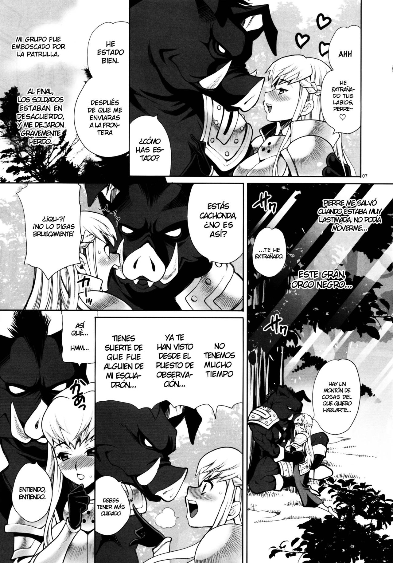 Yukiyanagi no Hon 37 Buta to Onnakishi - Lady knight in love with Orc page 6 full