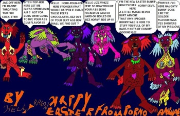 Porno Animals 2010 issues 7, 8, 9, and 10 plus a surprise cum filled Easter naughty shemale bunnies your goona love later! cover