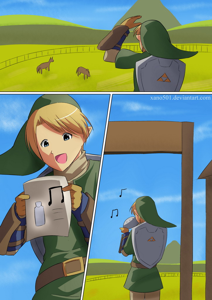 Zelda: The Milk Melody page 1 full