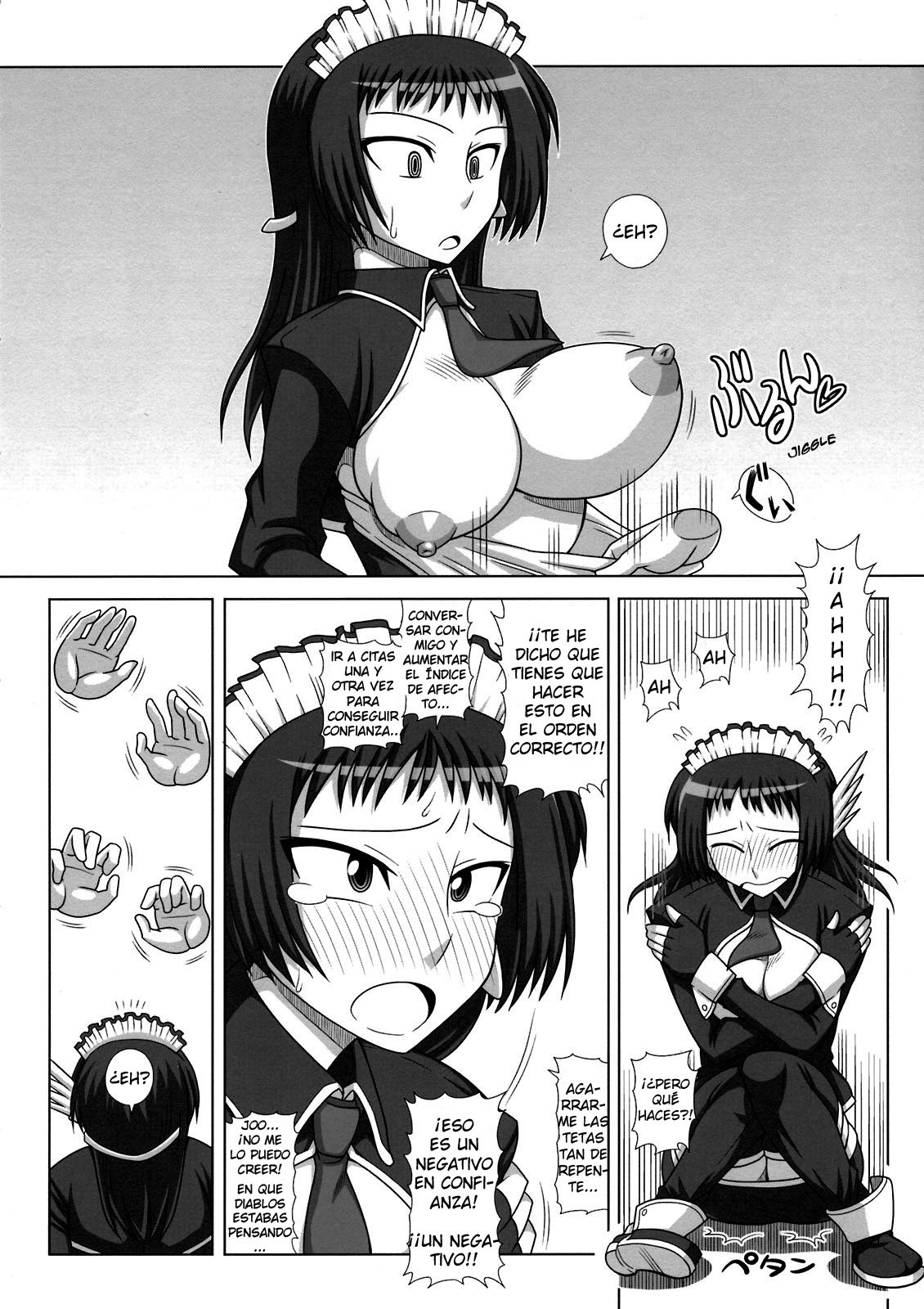Futanari Musume ga Ryouteashi o Kotei Sarete Nando mo Kyousei-teki ni Shasei Saserareru dake no Hon | The Story of a Futanari that is Forced to Cum Over and Over Again on all Fours. page 6 full