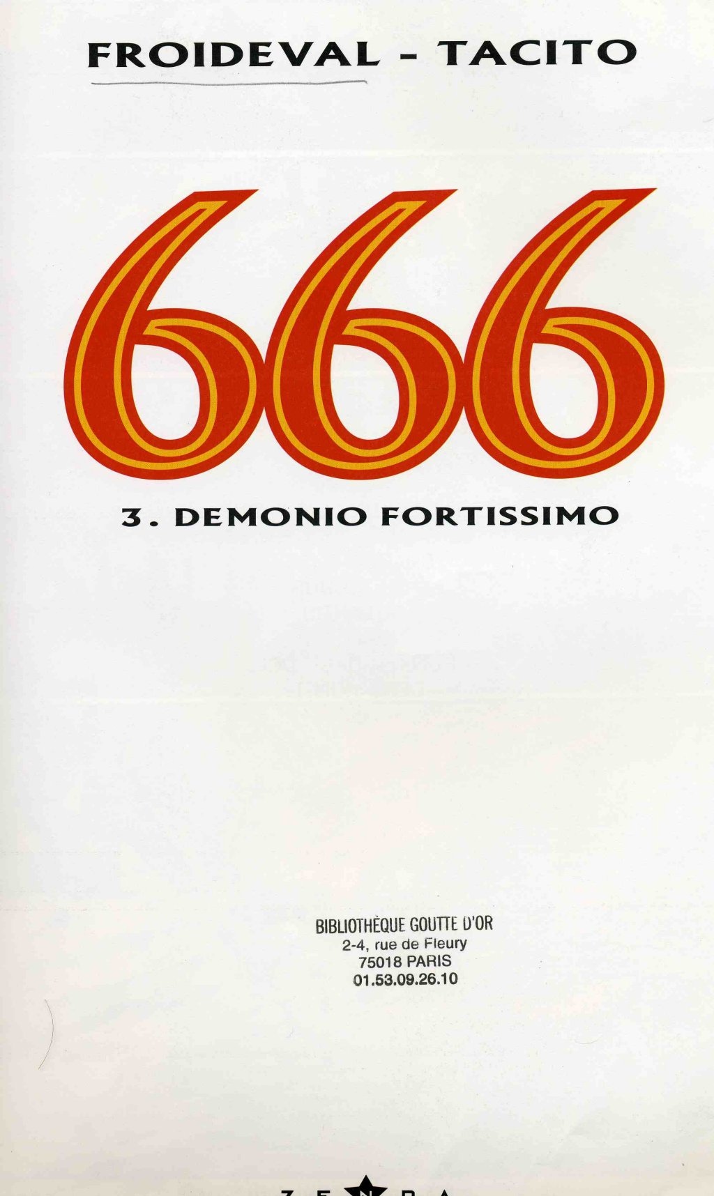 666 Tome 3 - Demonio Fortissimo page 2 full