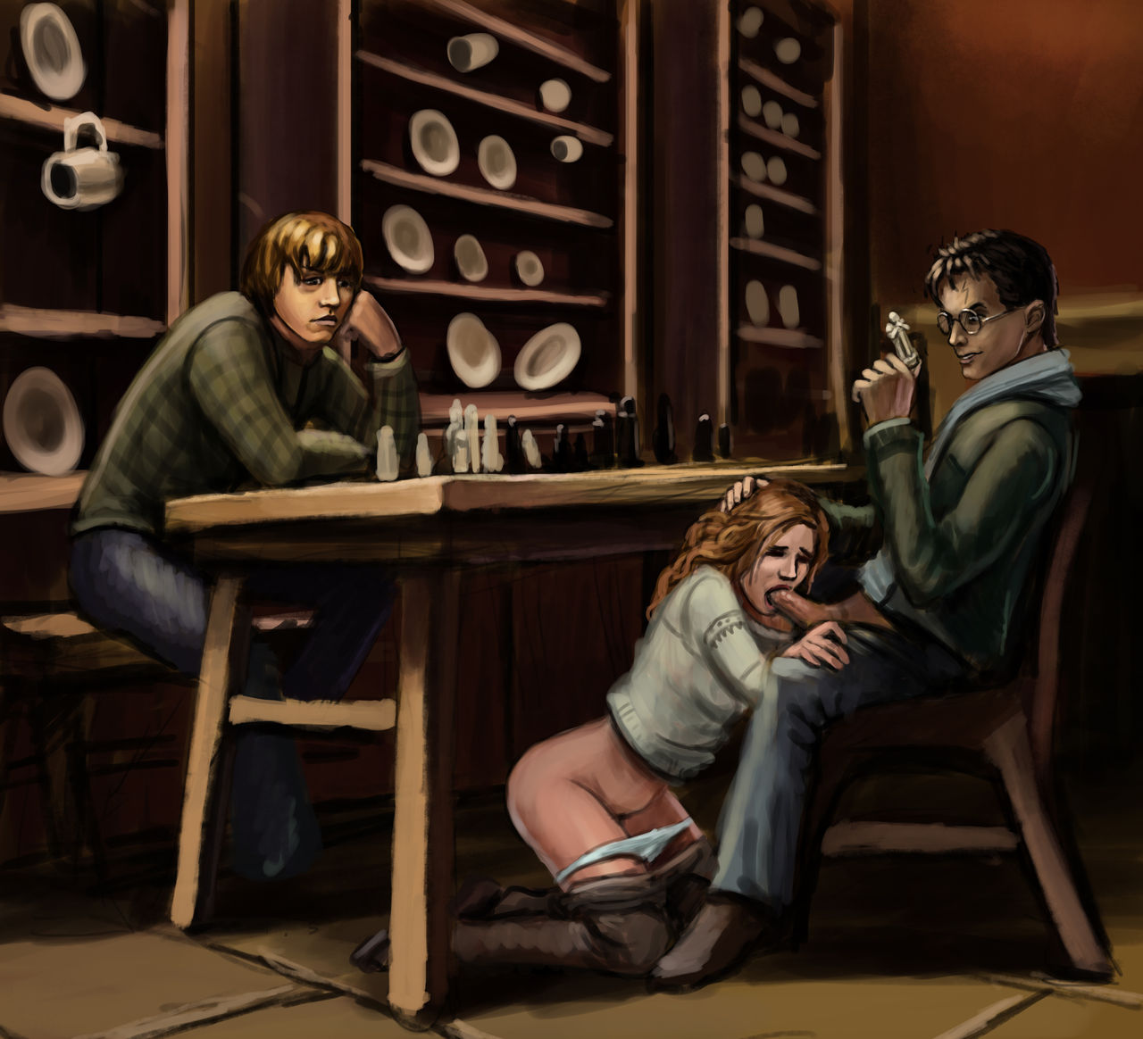 Harry Fucks Hermione page 1 full
