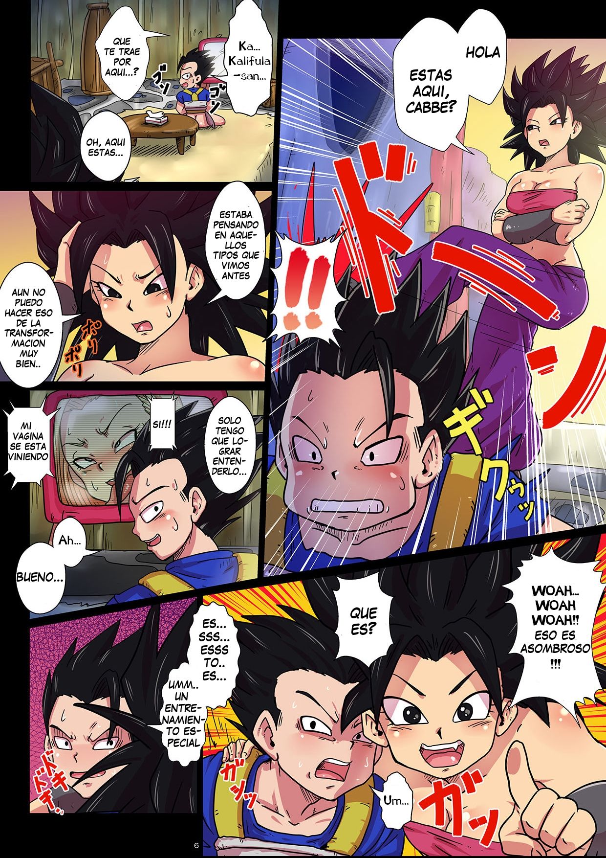 Dai 6 Uchuu no Himitsu no Chou Tokkun | Universe 6's Secret Special Training page 6 full