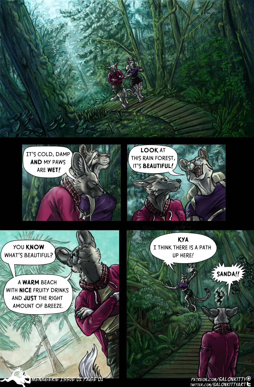Menagerie page 2 full