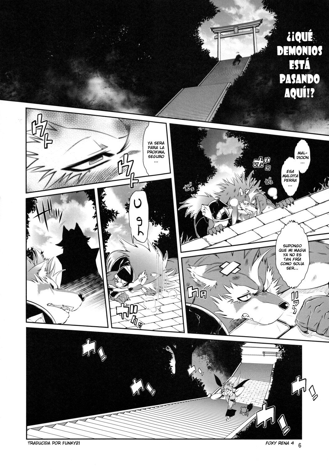 Mahou no Juujin Foxy Rena 4 - The Magical Foxgirl Foxy Rena 4 page 7 full