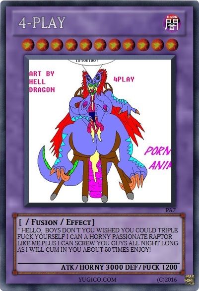 Porno Animals Yugi-oh parody cards style for adults ! page 7 full